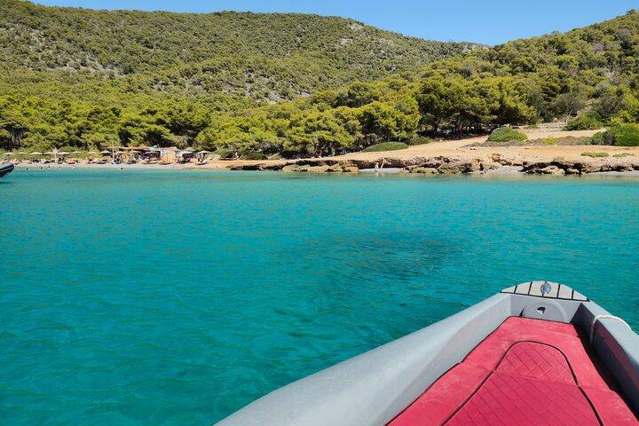 Excursion en bateau privé à Athènes vers Agistri, Égine, Moni et Perdika