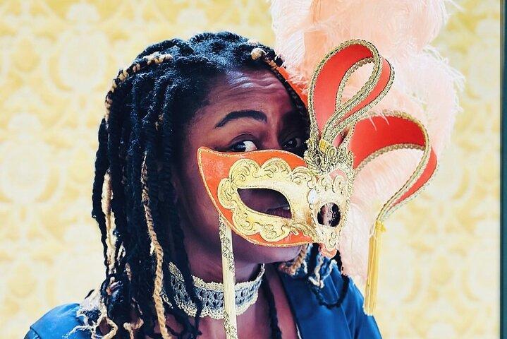 Experiência de vestido de carnaval em Veneza