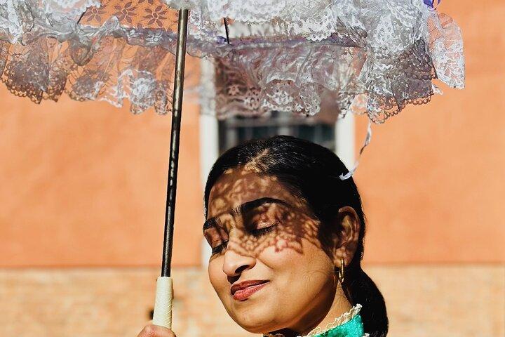 Experiência de vestido de carnaval em Veneza