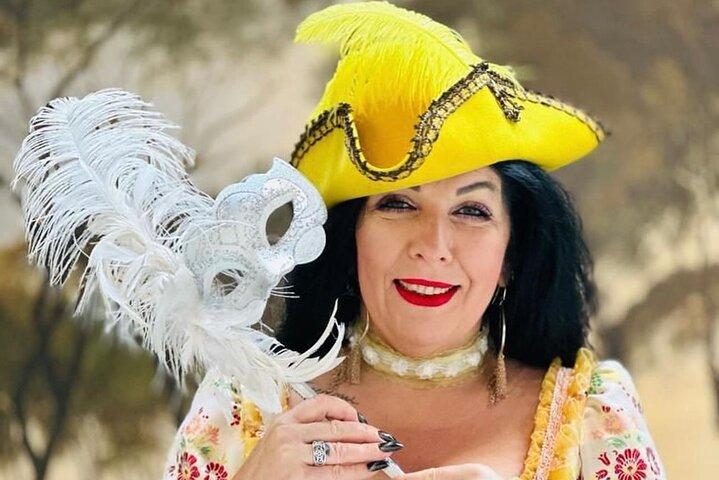 Experiência de vestido de carnaval em Veneza