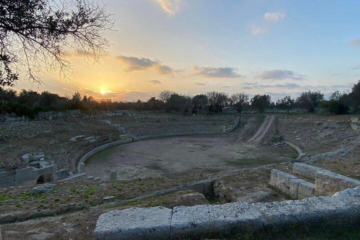 Visite nocturne dans une ancienne cité perdue près de Lecce