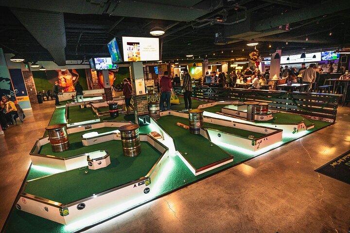 Minigolfervaring 9 holesbaan in Sacramento