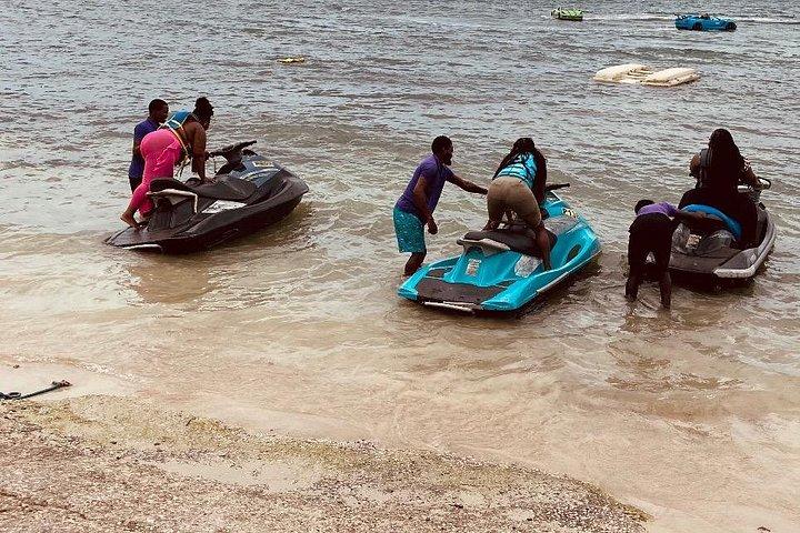 Customized Jet-Ski with option ATV Aqua and shopping combo