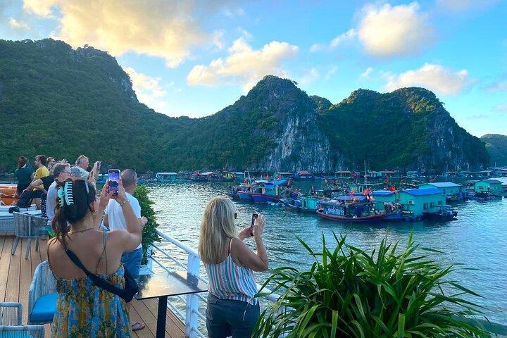Von Hanoi : Serenity Grandeur Luxury Day Cruise nach Lan Ha Bay