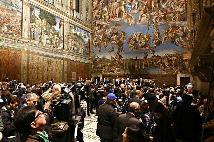 Visite guidée dans la chapelle Sixtine et le Vatican + Ebook