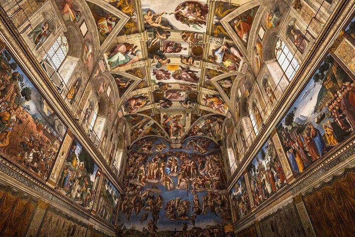 Visite guidée dans la chapelle Sixtine et le Vatican + Ebook