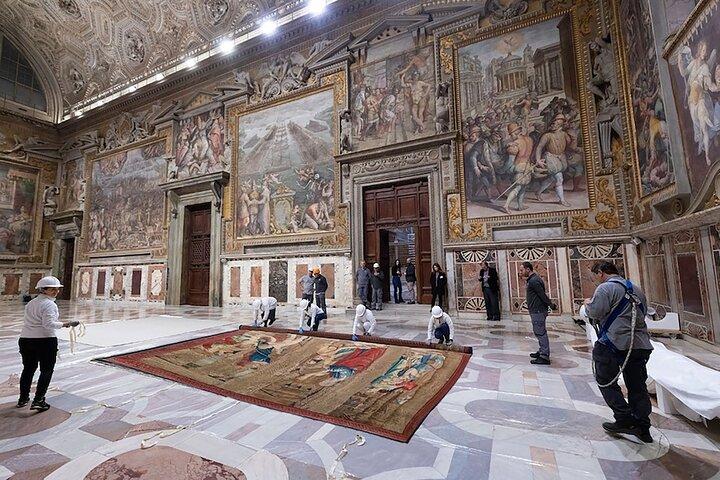 Visite guidée dans la chapelle Sixtine et le Vatican + Ebook