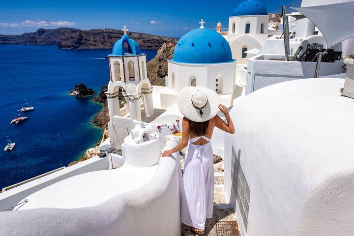 Santorini Private 5 Hour Oia Tour com Farm Lunch Experience