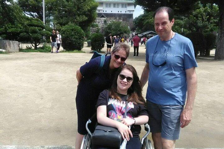 Visite privée d'une journée complète à Osaka sans obstacles pour les utilisateurs de fauteuils roulants