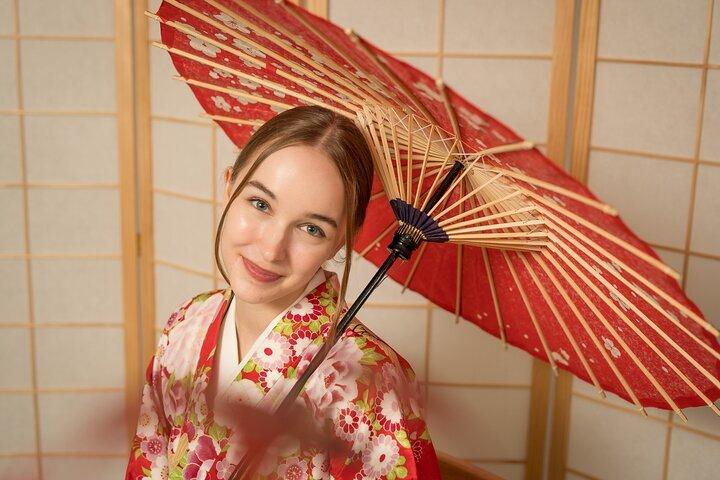 Tóquio, Shibuya: Fotografia profissional em KIMONO / Inglês amigável