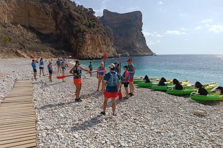 Excursion en kayak à Cala de Moraig, Fish Cave et Testos