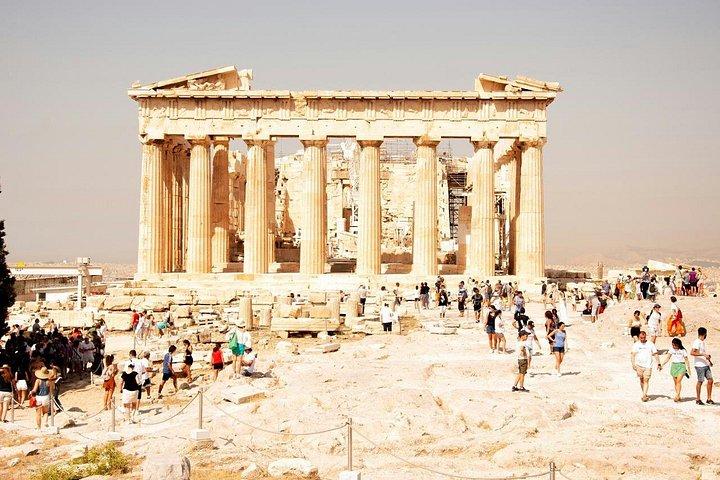 メルセデス V クラス バンで行くギリシャのアテネのプライベート ガイド ツアー