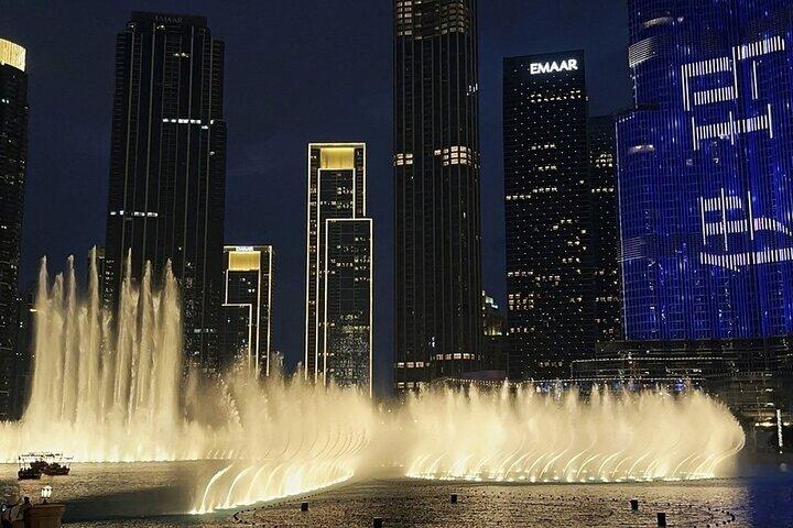 Dubai Fountain Show Lake Ride Biglietto + Trasporto Opzionale