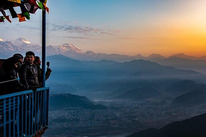 "Escursione panoramica: 3-4 ore a piedi villaggio da Sarangkot a Naudanda"