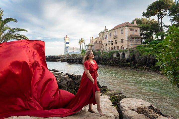 Lisbon Flying Dress & Fashion Photoshoot på ikoniske steder