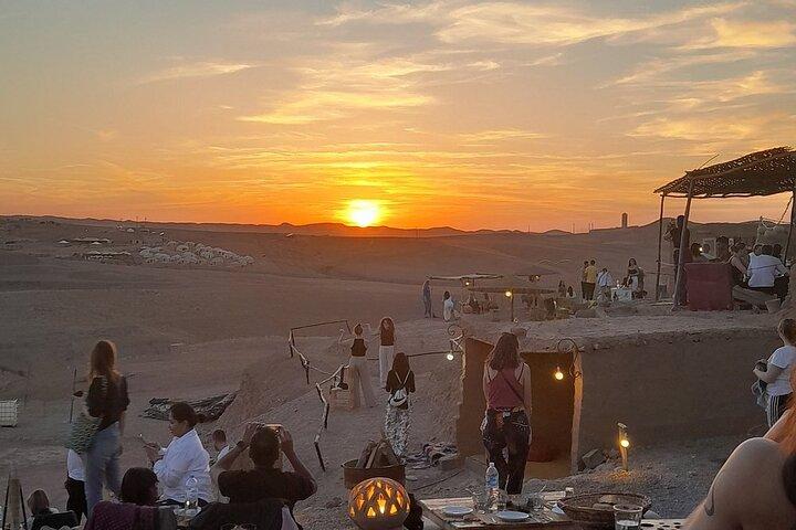 Marrakech Desert Agafay Sunset Dinner Show & Hoteltransfer