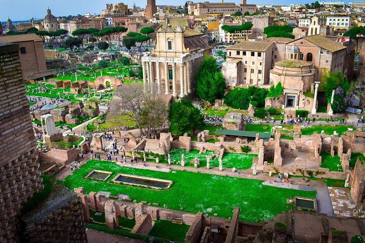Coliseo Grupo pequeño subterráneo Arena y Foro Romano Visita guiada