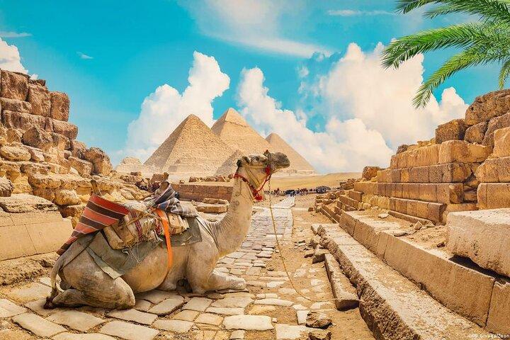 Tour guidato privato del Cairo e Giza con pranzo da Hurghada