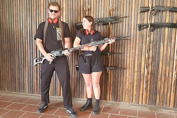 Camboja experiência de tiro de alcance ao ar livre