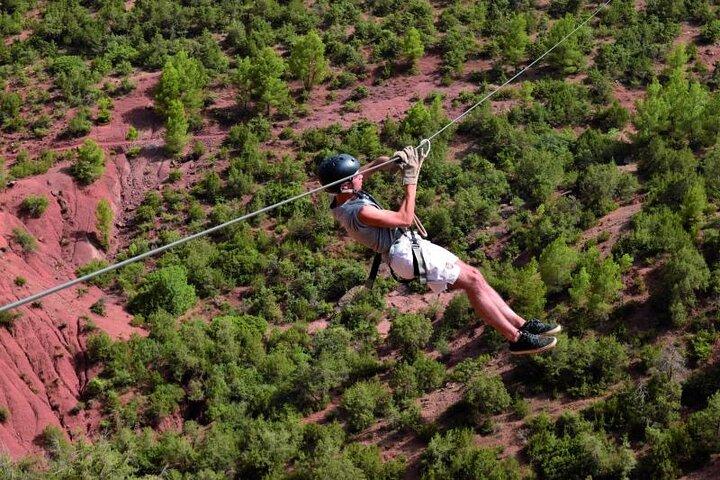 From Marrakech : Zipline in the Atlas Mountains & Berber villages