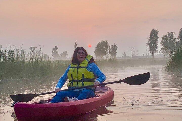 Kayak tour in Xochimilco