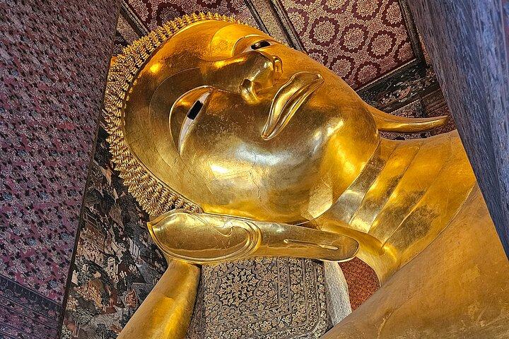 Mercados de templos históricos de Bangkok e degustação de comida