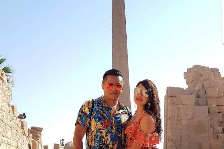 Sharm ElSheikh: excursão privada de um dia a Luxor Tumba do Rei Tut de avião