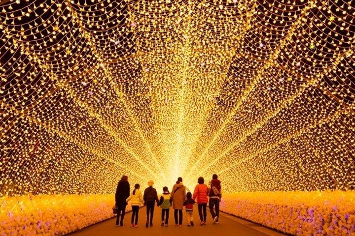 Excursion de rêve de jazz de Nagoya et spectacle de lumière de Nabana no Sato