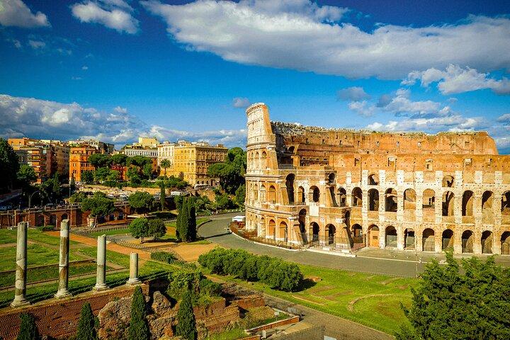 Colisée Arena, Forum romain et visite guidée de la colline Palatine