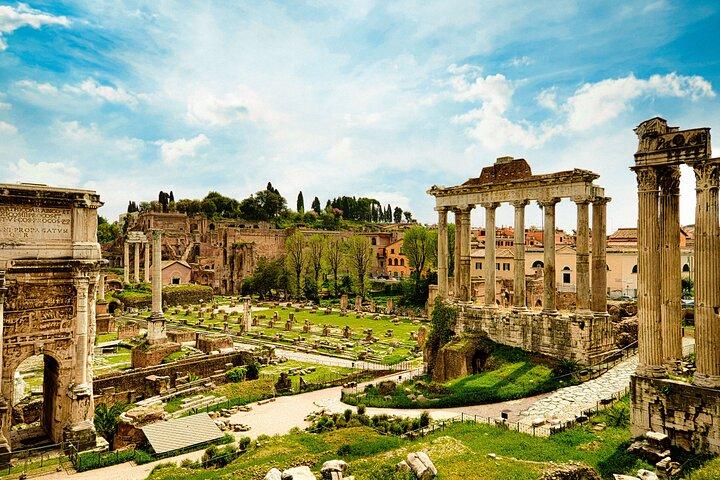 Colisée Arena, Forum romain et visite guidée de la colline Palatine