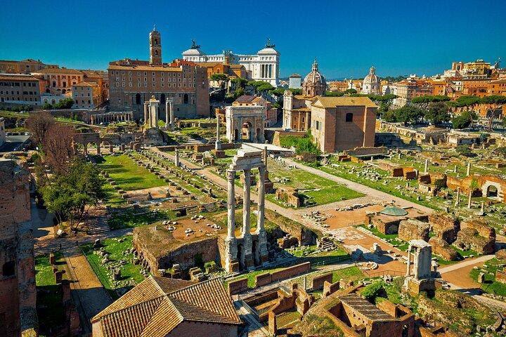 Colisée Arena, Forum romain et visite guidée de la colline Palatine