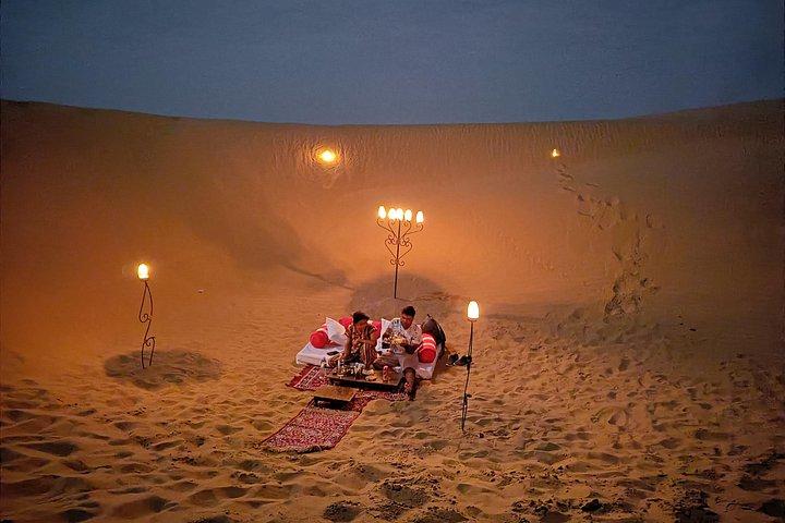 Romantic Private Candle Light Dinner At Thar Desert Jaisalmer