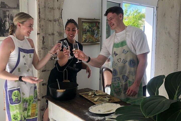 Sorrente : Classe de fabrication de pâtes, vin, limoncello et ramassage