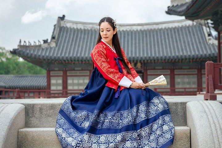 Gyeongbokgung Palace K-drama Hanbok Uthyrning i Seoul