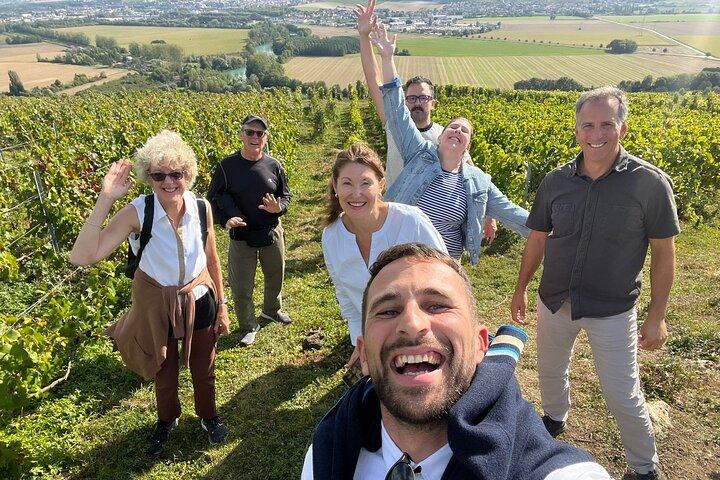 Reims oder Epernay: Ganztags Champagner Mumm, Familienbauer & Mittagessen