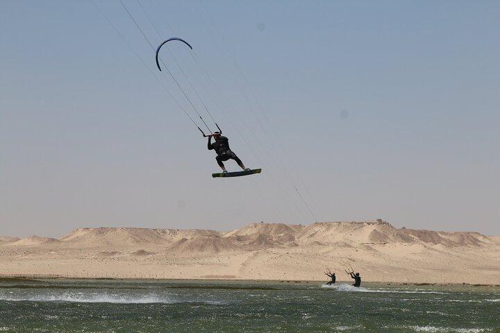 Safari di Kitesurf di lusso a Dakhla Marocco | Pickup 4x4 e IKO Coach