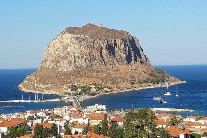 Tour privato di 2 giorni a Sparta, Mystras e Monemvasia - Pernottamento