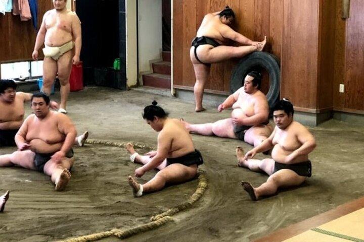 Tokyo 5 timers privat tur og sumobryder om morgentræning