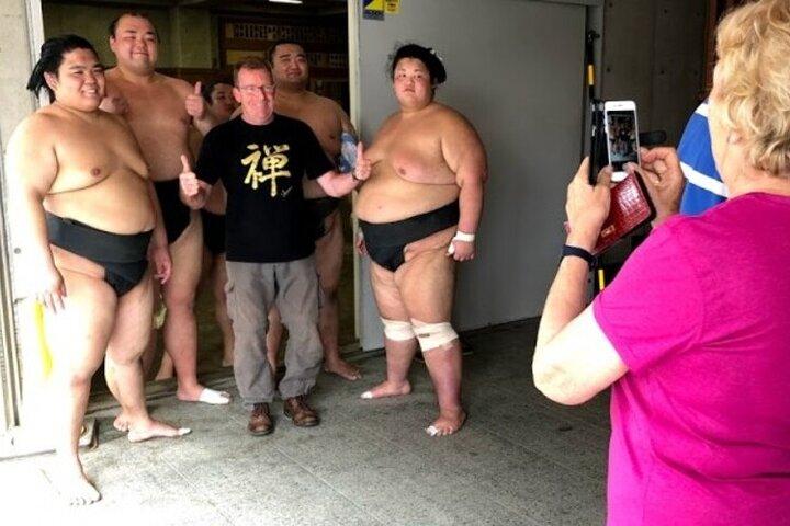 Tokyo 5 timers privat tur og sumobryder om morgentræning