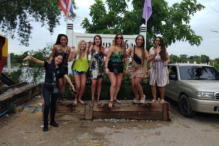 Floating & Railway Markets and Erawan Waterfall [Optional Luxury]