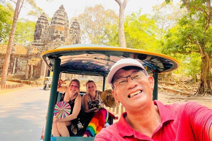 Visite privée d'une journée en tuk tuk des temples d'Angkor Wat