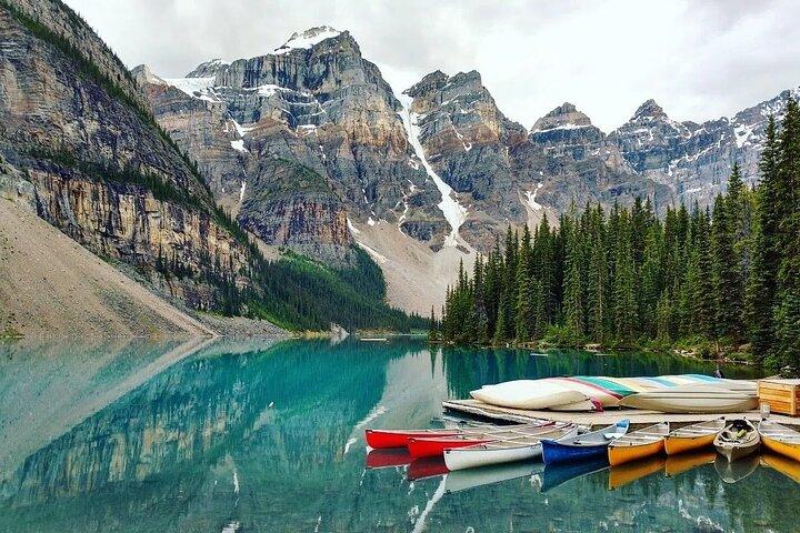 Emerald Lake, Takakkaw Falls, Moraine en Lake Louise privétour