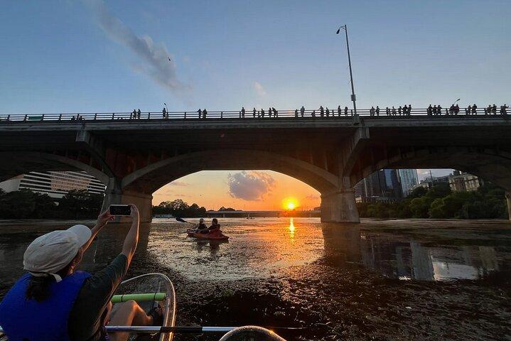 Austin Texas Sunset e Bat Clear Kayak Tour