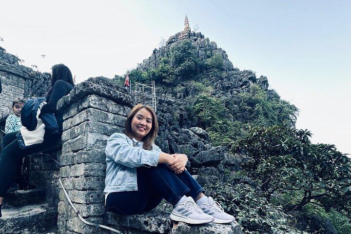Ninh Binh hel dag till Hoa Lu, Tam Coc och Mua Cave via båt och cykel