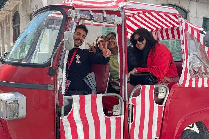 Visite privée de 2 heures en tuk-tuk du quartier de Belém à Lisbonne