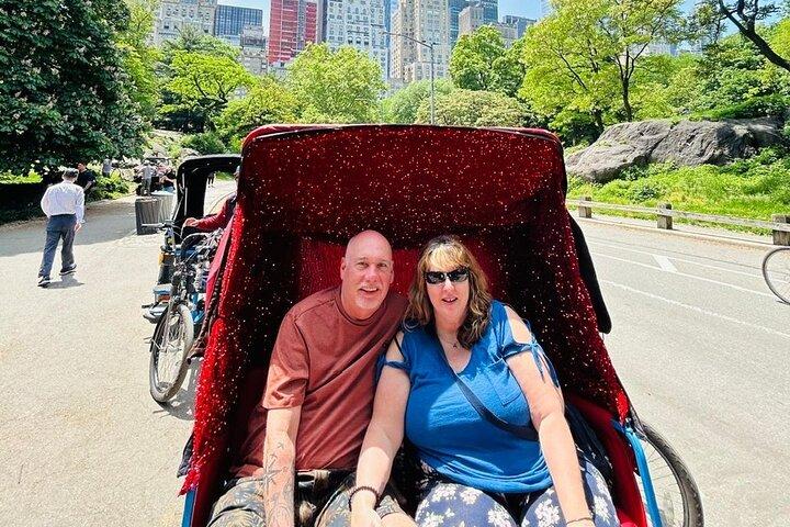 New York Central Park geführte Pedicab Tour