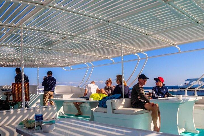 Zee- en zandrendez-vous in Orange Bay en Giftun Island