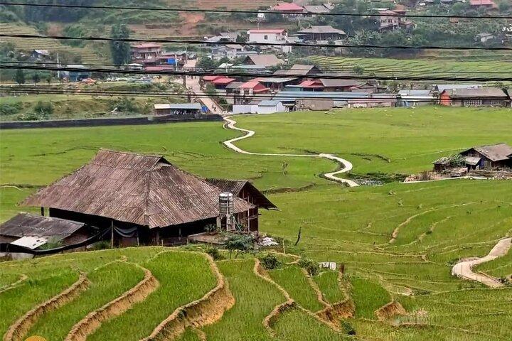 Sapa Lokal vandring till risterrasser, traditionell by
