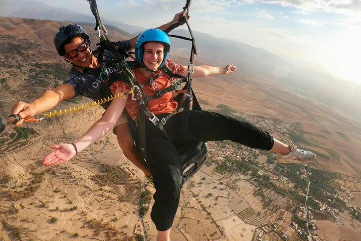 Marrakech Adventure: Paragliding, Camel Ride, and Desert Tea