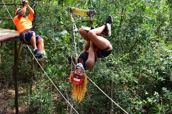 ATV-tur från Tulum eller Riviera med Ziplines och Cenote Swim Day